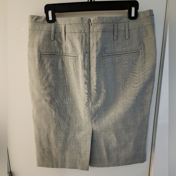 NWOT Gray Check Mexx Skirt Size UK12 - Picture 2 of 3